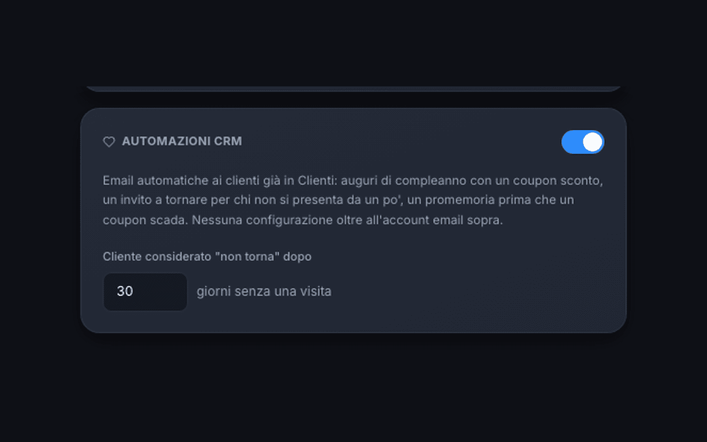 Il tuo locale resta in contatto con i clienti da solo
